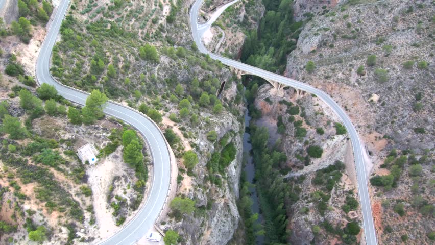 Mountains in Ayna, Albacete. Spain. 4k Drone Video