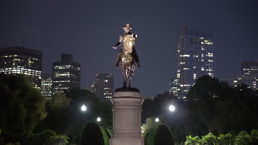 Paul Revere Statue in Boston Public Gardens