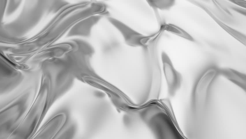 abstract liquid. wave background. grey background. silver texture. Lava, chromium, mercury, liquid metal Royalty-Free Stock Footage #1025302475