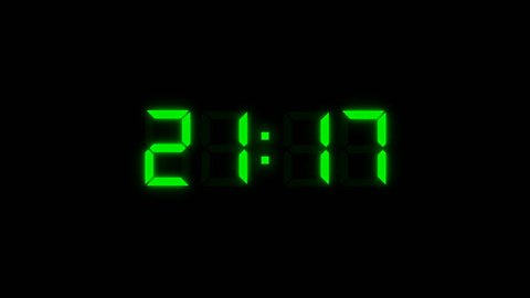 Digital Clock Green (30 Seconds)