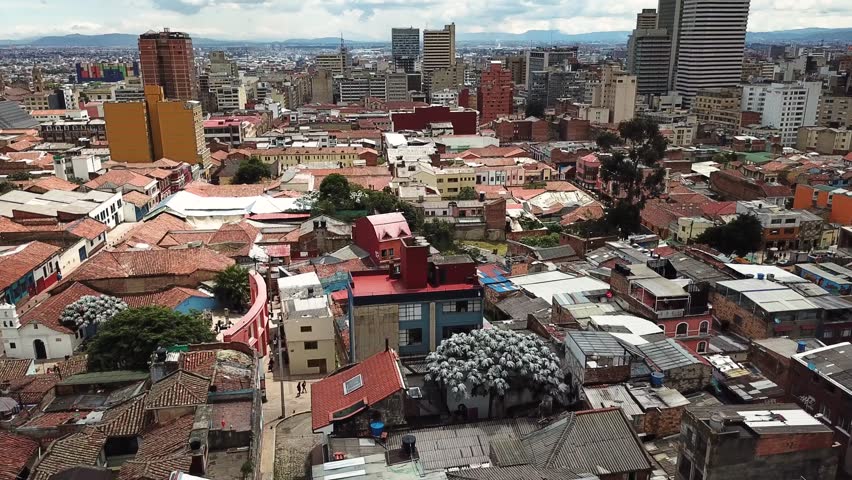 Bogota Colombia Aerial