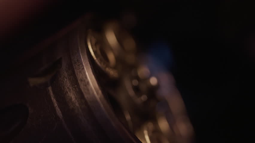 Stock video footage firearm loading the revolver close up