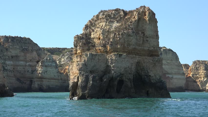 Ocean And Rock Island