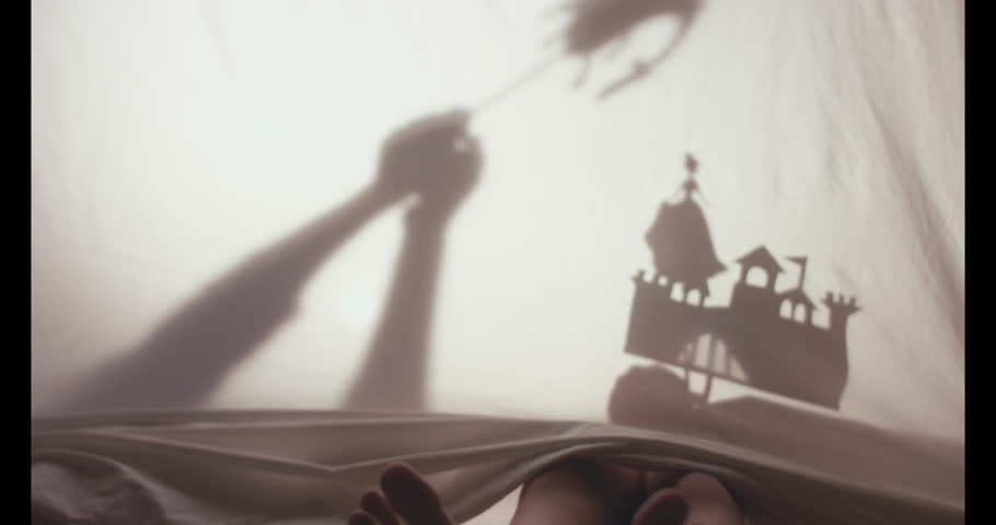 Sister stage. Shadow Puppet Theatre Family and friends 4.