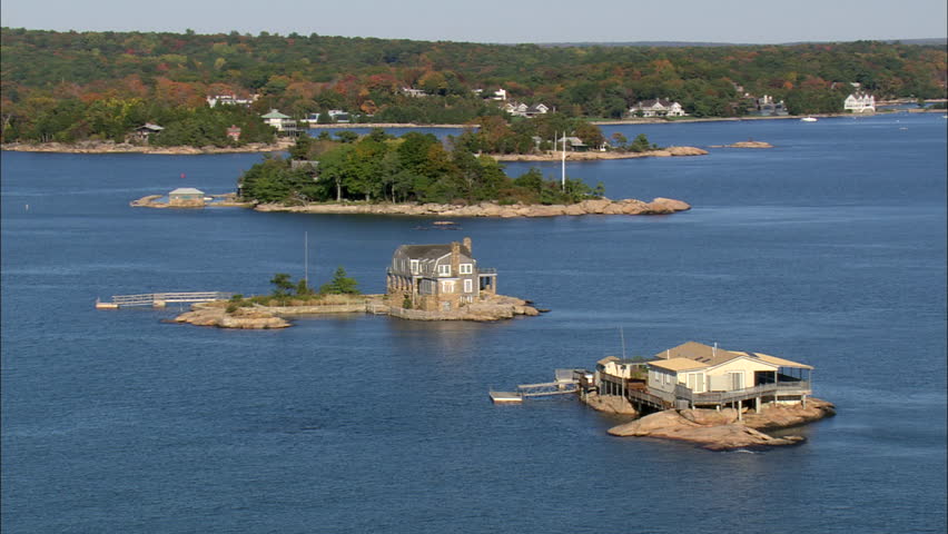 AERIAL United States-Thimble Islands 2008