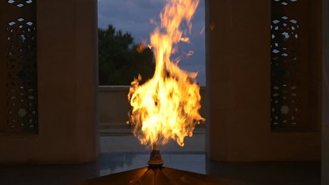 Fire in Baku