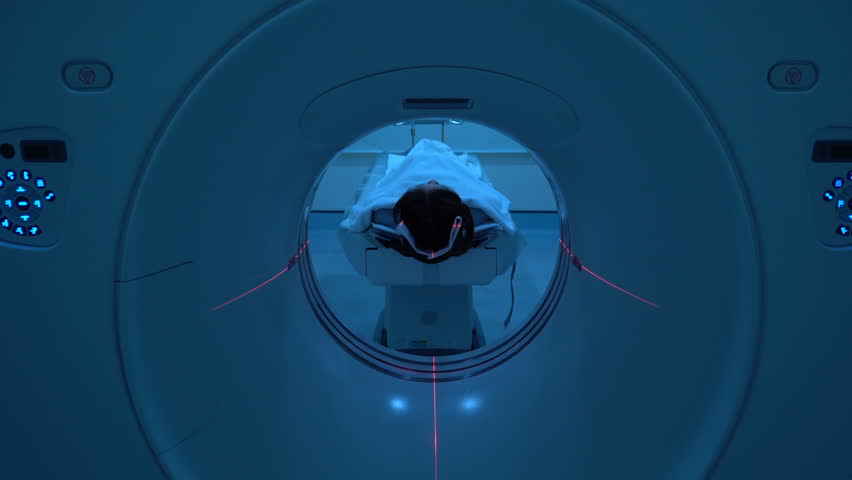 Tomograph, Patient on magnetic resonance imaging, medical examination | Shutterstock HD Video #1025485580