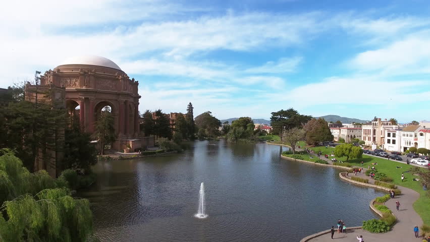 San Francisco. Aerial View Of The Palace of Fine Arts.