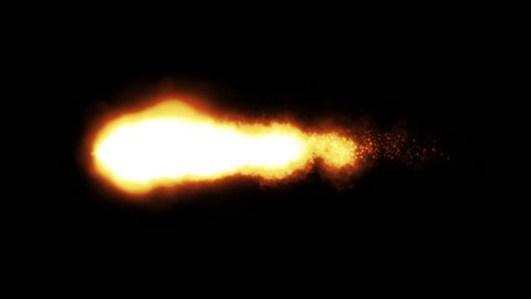Shockwave Power Fire Meteor Loop/
Animation of a powerful fire comet with speed explosion wave effect, fluid distortion and turbulence effects seamless looping
