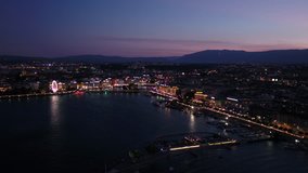 Aerial Switzerland Geneva June 2018 Night 30mm 4K Inspire 2 Prores

Aerial video of downtown Geneva in Switzerland at night