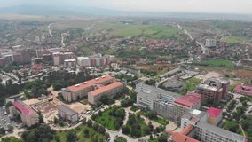 Aerial Serbia Kosovo Pristina June 2018 Sunny Day.
Aerial video of downtown Pristina in Serbia on a beautiful sunny day.