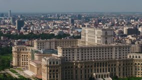 Aerial Romania Bucharest June 2018 Sunny Day 90mm Zoom 4K.
Aerial video of downtown Bucharest in Romania on a beautiful sunny day with a zoom lens