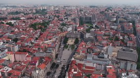 Aerial Portugal Porto June 2018 Sunny Day 30mm 4K.
Aerial video of downtown Porto in Portugal on a beautiful sunny day.