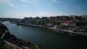 Aerial Portugal Porto June 2018 Sunny Day 15mm Wide Angle 4K.
Aerial video of downtown Porto in Portugal on a beautiful sunny day with a wide angle lens.