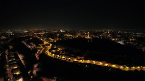 Aerial Portugal Lisbon June 2018 Night 30mm 4K.
Aerial video of downtown Lisbon in Portugal at night.