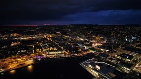 Aerial Norway Oslo June 2018 Night 15mm Wide Angle 4K Inspire 2 Prores

Aerial video of downtown Oslo in Norway at night with a wide angle lens.