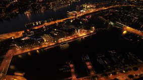 Aerial Netherlands Amsterdam June 2018 Night 15mm Wide Angle 4K Inspire 2 Prores

Aerial video of central Amsterdam in the Netherlands at night with a wide angle lens.