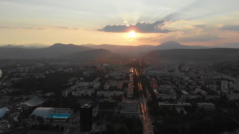 Aerial Montenegro Podgorica June 2018 Sunset Mavic Air

Aerial video of downtown Podgorica in Montenegro at sunset.