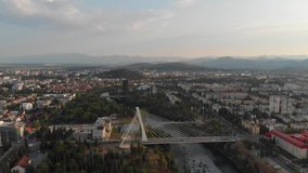 Aerial Montenegro Podgorica June 2018 Sunny Day Mavic Air

Aerial video of downtown Podgorica in Montenegro on a sunny day.