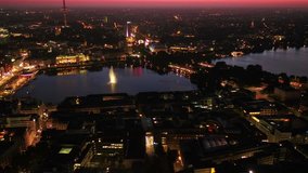 Aerial Germany Hamburg June 2018 Night 30mm 4K Inspire 2 Prores

Aerial video of downtown Hamburg in Germany at night.