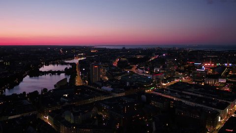 Aerial Denmark Copenhagen June 2018 Night 30mm 4K
Aerial video of downtown Copenhagen in Denmark at night.