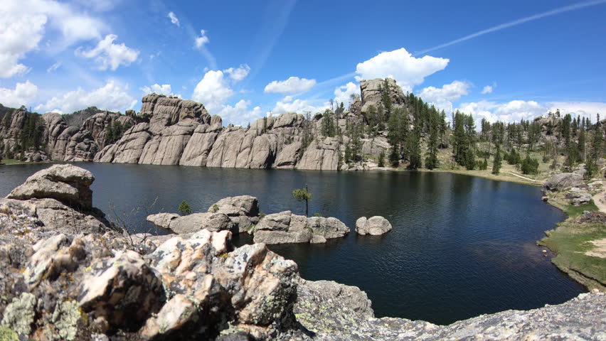 Time lapse at Sylvane Lake in Custer Park, SD