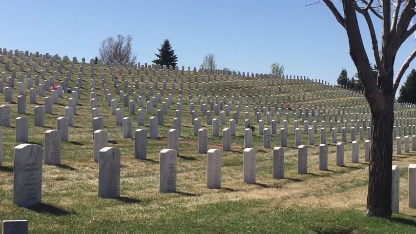 Santa Fe National Cemetery tombstones