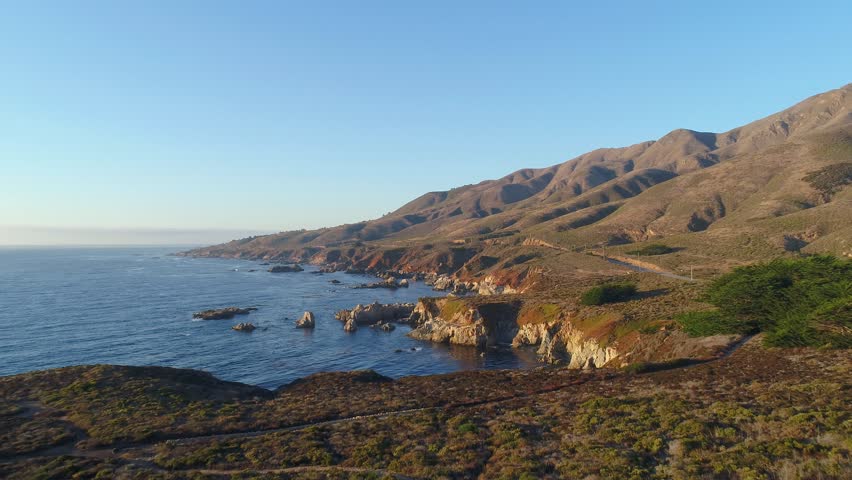 Landscape and roadway in Big Sur, California image - Free stock photo ...