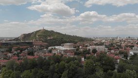 This is a 4K RAW Drone Video Clip of Plovdiv, Bulgaria.
