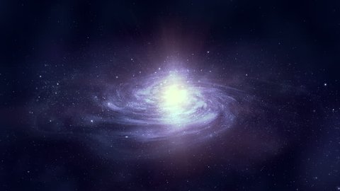 Procedural Realistic Cgi Galaxy Fly By Stock Footage Video (100% ...