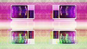 moving television with static and distortion on the srceen made into abstract repeating pattern - Powered by Shutterstock - Get 15% off with code: PIKWIZARD15