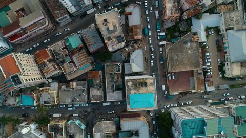aerial view of Dar es Salaam city, Tanzania