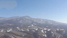 Eastern Serbian landscape with Deli Jovan mountain 4K drone footage