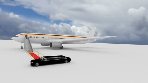 Airport VIP Stretch limousine shuttle service 