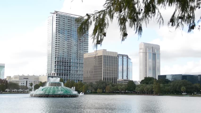 Lake Eola Fountain in Orlando