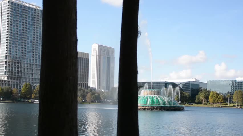 Lake Eola Fountain in Orlando