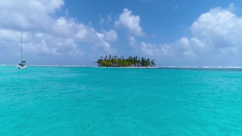 Island from the ocean