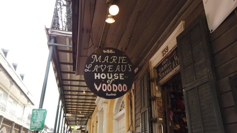 New Orleans, Louisiana, USA - Tourists flock to the capital of the world for Voodoo history