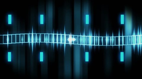 digital audio sound wave background