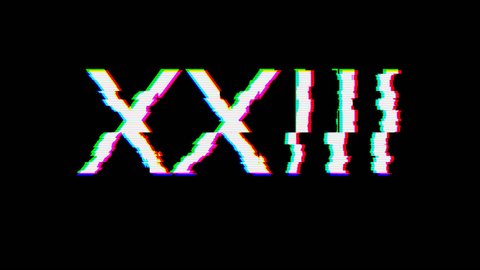 Xxiv roman numerals numbers xxv 2019