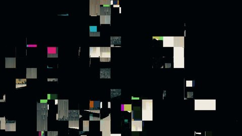 Abstract Screen Digital Pixel Sorting Noise Glitch Error Damage Background