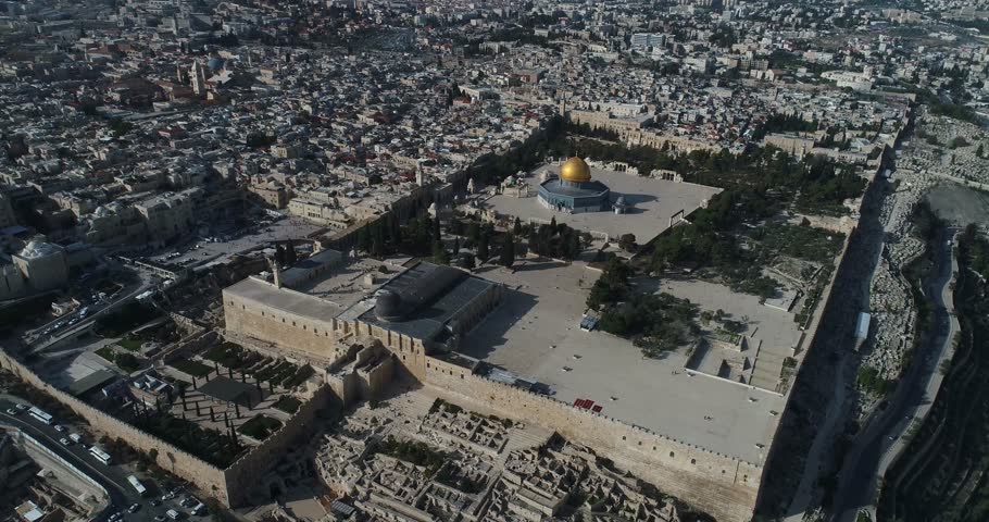 Jerusalem israel - aerial view