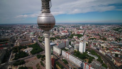 Aerial Germany Berlin June 2018 Sunny Day 

Aerial video of downtown Berlin in Germany on a sunny day with a wide angle lens.