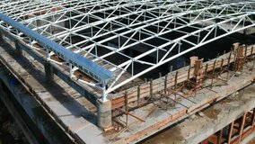 aerial view roof construction - Powered by Shutterstock - Get 15% off with code: PIKWIZARD15