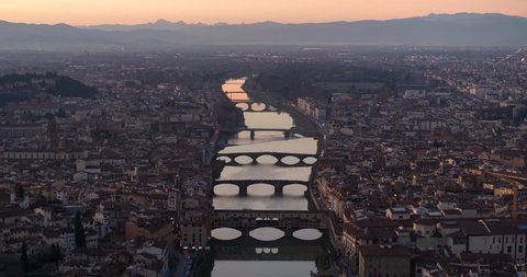 Flyover Ponte Vecchio, Florence