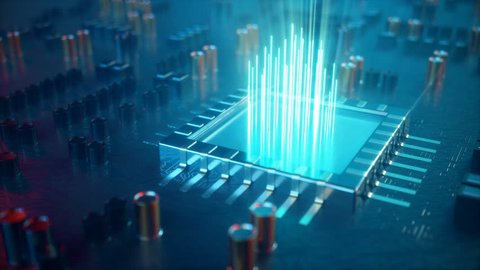 abstract visualization digital city made codes Stock Footage Video (100 ...