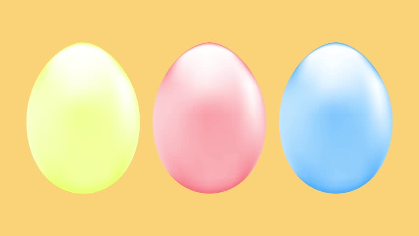 Animation with colorful Easter eggs | Shutterstock HD Video #1025878766