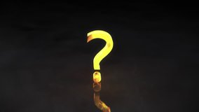 Question Mark Presentation. 10" animation sequence to ask a question. - Powered by Shutterstock - Get 15% off with code: PIKWIZARD15