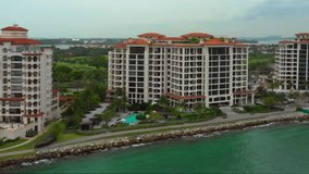 Aerial Miami Beach 2019 Fisher Island
