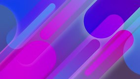 Background texture arts abstract seamless background blue purple spectrum looped animation fluorescent ultraviolet light glowing neon lines Abstract background with neon box circle pattern LED screens